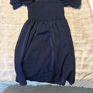 Elegant Navy Blue Dress